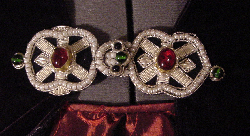 Close up of clasp