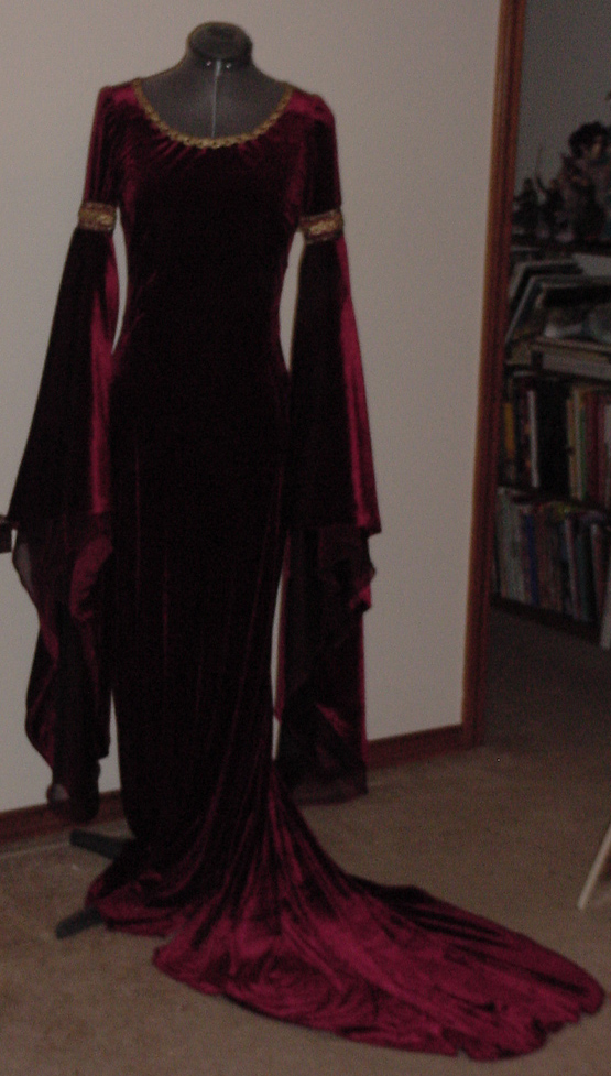 Arwen's Cranberry Dress