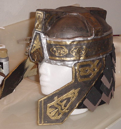 Gimli helmet front view